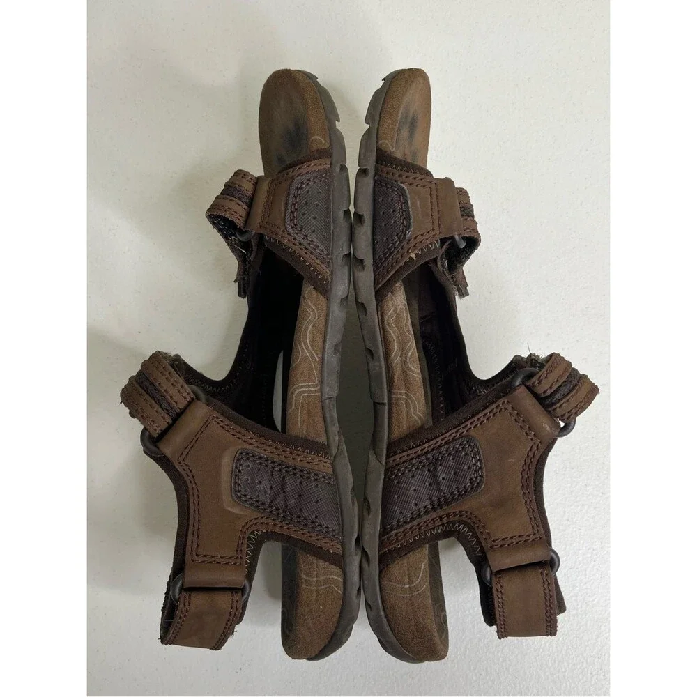 Merrell Sandspur Brown Sport Sandals Men Sz 10 Adjustable Hiking Comfort Outdoor